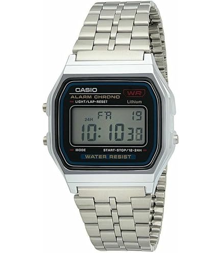 Amazon.com: Casio A168WA-1 Vintage Digital Watch for Men & Women